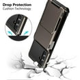 thumbnail image 5 of for Galaxy A13 Case Wallet Cover 4-Card Credit Card Holder ID Slot Scratch Resistant Dual Layer Hybrid Protective Hard Shell Rugged TPU Bumper Armor Case for Samsung Galaxy A13 5G Gun, 5 of 6
