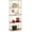 Beech/White, variant on JAYA Simple Design 3-Tier Bookcase / Bookshelf / Display Rack, Plastic Tubes, Walnut