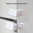 thumbnail image 2 of Mightlink 4Pcs Drawer Locks Universal Baby Protection Plastic Children Right Angle Safety Locks for Home, 2 of 7