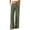 *Green, variant on ClodeEU Women's Corduroy High Waist Wide Leg Pants,Casual Loose Trousers with Pockets ,Women's Plus L