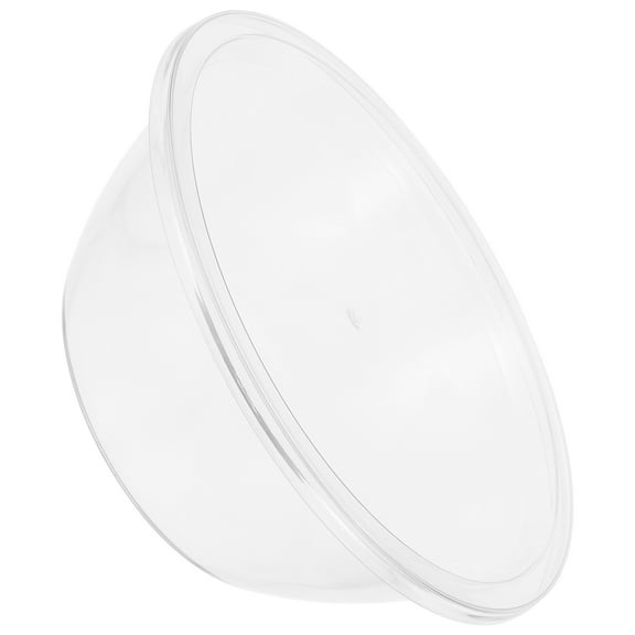 Homoyoyo Large Clear PET Mixing Bowl with Lid for Baking Cooking Food Prep Kitchen Container Set