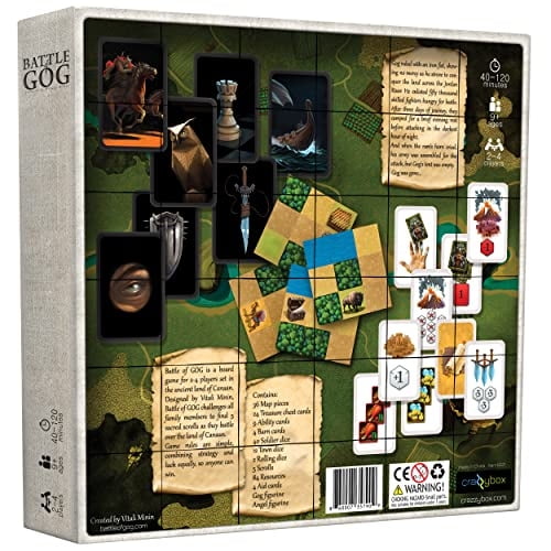 Juego de mesa Battle of GOG | Juego de mesa familiar | Juego de mesa para adultos y famili Crazzybox Crazzybox