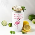 thumbnail image 4 of Flamingo Gifts for Women - Christmas Gifts for Flamingo Lover Birthday,Mothers Day,Valentines Day Gifts for Her 20oz Stainless Steel Flamingo Tumbler Never Forget How Flamazing You Are, 4 of 7