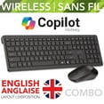 thumbnail image 2 of Elink - Wireless English Keyboard and Mouse Set, Copilot Key, Black, 2 of 3