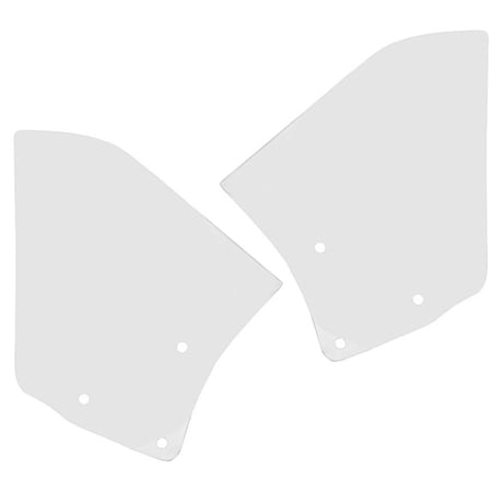 69 For 68-69 Camaro Quarter Window Clear Glass Convertible Pair 2-pcs