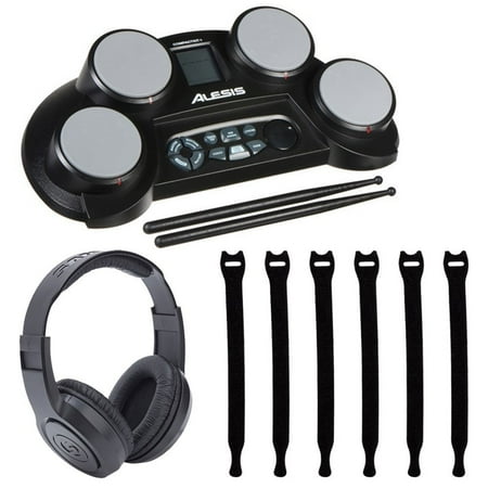 Alesis Electronic Drum Set - Alesis Compact Kit 4 Portable 4-Pad Tabletop Electronic Drum Kit