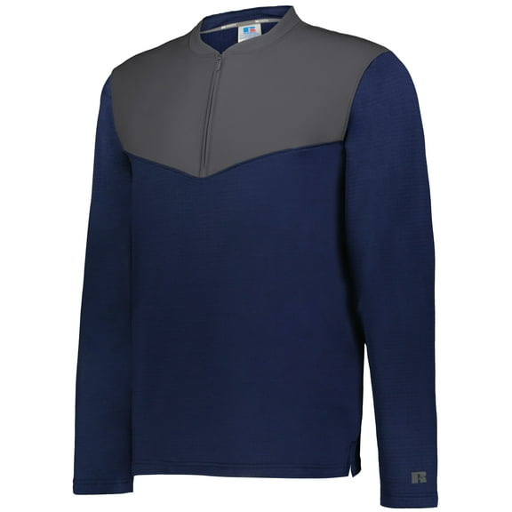 SIDELINE GRID 1/4 ZIP PULLOVER