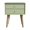 thumbnail image 5 of STYLIVIA 2 Drawer Nightstand Set with Metal Handles Sage Green, Reveira Eichi 18.1" W x 14.2" D x 22" H, 5 of 8