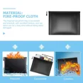 thumbnail image 2 of 2000℉ Fire Proof money Bag Fireproof Document Pouch Waterproof Safe Cash US, 2 of 7