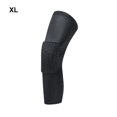 thumbnail image 4 of Guardurnaity Poliéster Baloncesto Gimnasio Bádminton Rodillera Color sólido Antideslizante Transpirable A prueba de golpes Protección Hombres Accesorios de disfraces XL negro, 4 of 6