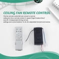 thumbnail image 4 of Kit de Control Remoto Universal para Ventilador de Techo, 6 Velocidades, 40 W, Función de Temporización, Control Remoto de Repuesto para Ventiladores de Techo de CC y Luces., 4 of 5