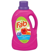 Fab Exquisites Wildflower Medley Flower Showers Laundry Detergent, 134 fl oz, 88 Loads