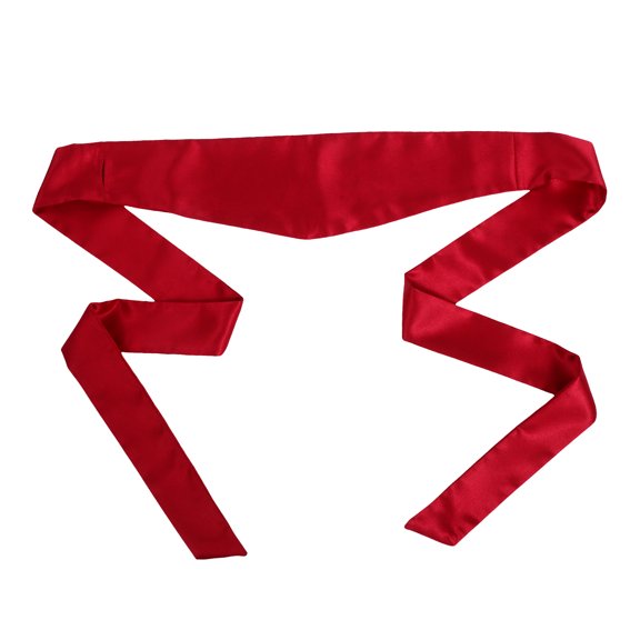 GAXIRE Red Bow Waist Belt Cloth Fabric Adjustable Fashion Accessory for Women 87.25x4.91 Inches 1 Piece