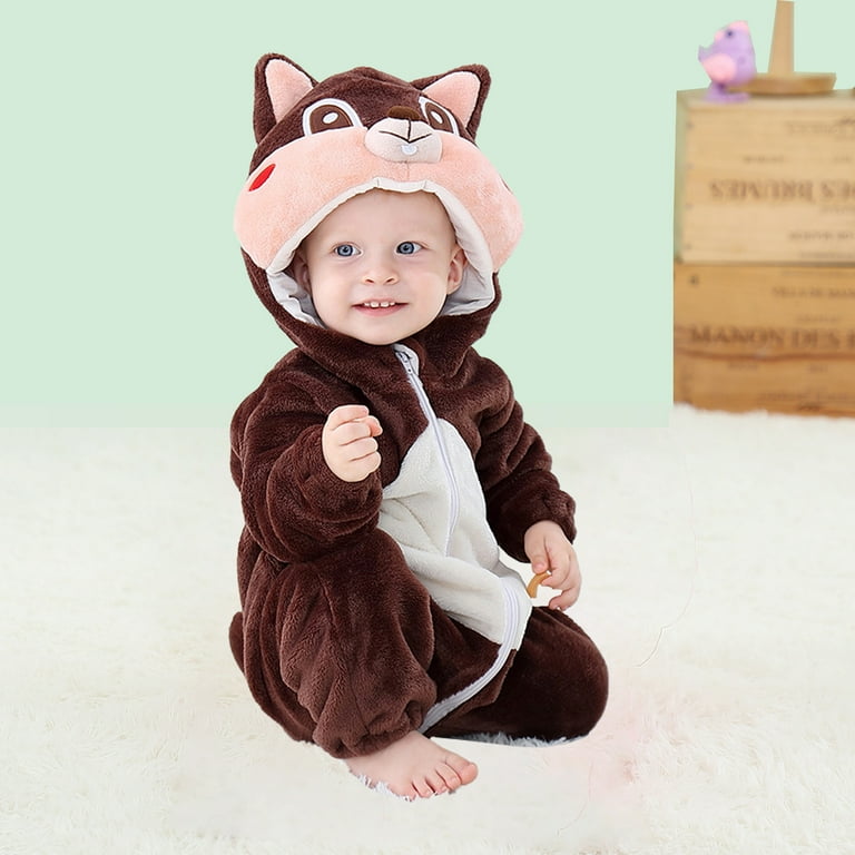 Sodopo Christmas on Sale Children Young Children With Clothes Soft Warm Pajamas Children s Holiday Birthday Gift role Play Children Brown 100