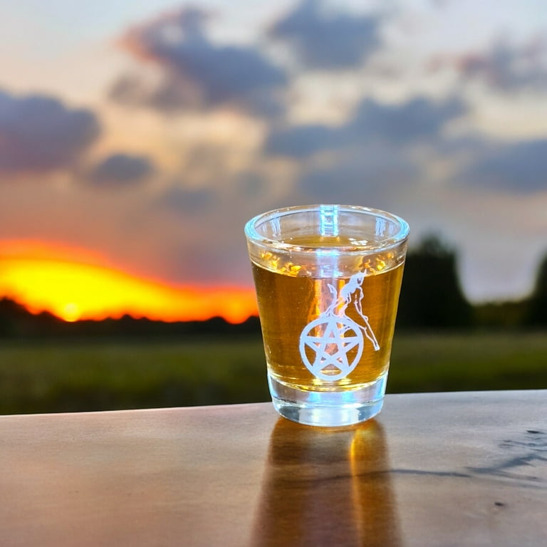 2oz Sexy Demon on Pentagram Shot glass Succubus 2oz Sexy Demon on Pentagram Shot glass Succubus