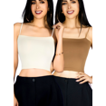 thumbnail image 1 of Set 2 Blusa Mujer Crop Unitalla Tirantes Confort y Frescura Día y Noche, 1 of 5
