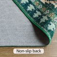 thumbnail image 4 of 6x9 Ft Area Rug, Washable Non-Slip Outdoor & Indoor Rug for Living Room, Patio, Bedroom – Boho Green Design, Perfect for Any Space, Soft & Durable, 4 of 11