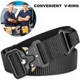 thumbnail image 3 of A universal belt for both men and women, 1.5 inches wide and 47.24 inches long, equipped with a quick-release metal buckle, suitable for work, hiking and camping., 3 of 6