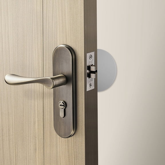 Door Stopper Wall Protector, Self-Adhesive Soft Rubber Door Handle Bumper, Buffer Guard for Home and Office Use
