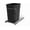 Black, variant on Pullout Trash Can for Kitchen Cabinets 35 Qt Garbage Waste Recycling Bin w/ Full Extension Slide, Metallic Silver, RV-12KD-17C S