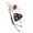 Coffee, variant on Delightful Plush Mushroom Keyring Soft Plush Mushroom Pendant Keychain Charm with Stylish Alloy Bowknot Decoration