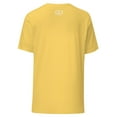 thumbnail image 2 of Think positive vibes Unisex t-shirt (Yellow, S), 2 of 2
