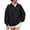 10#Black, variant on Womens Collared Button Neck Sweatshirt Oversized Long Sleeve Loose Fit Casual Fall Winter Pullover Pink S