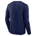 thumbnail image 3 of Men's Navy Cleveland Guardians Team Lock Up Long Sleeve T-Shirt, 3 of 3