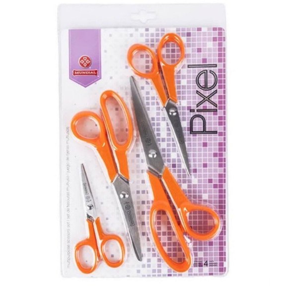 Mundial Pixel Multipurpose 4-Piece Household Scissors Set