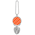 thumbnail image 1 of Charging Power Seal Patterns Silver Wing Car Pendant Decoration, 1 of 4