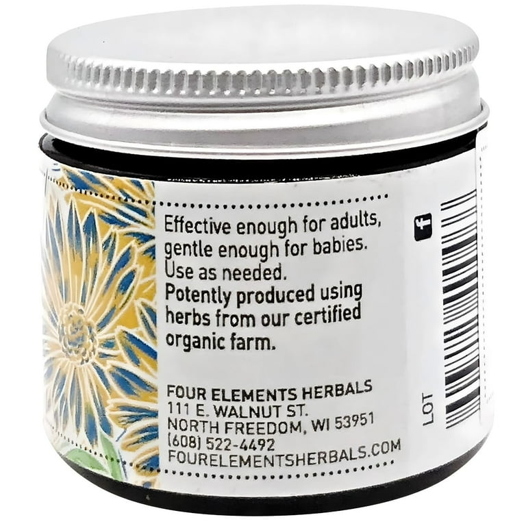 Four Elements Herbals Moisture Cream for Skin, 2 fl. oz