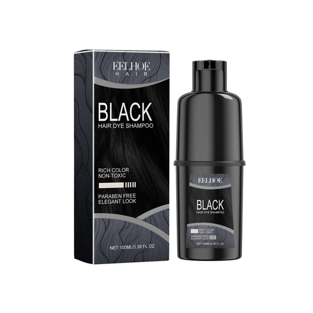 Champú para teñir el cabello EELHOE,Negro