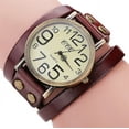 thumbnail image 1 of Reloj de cuarzo para hombre, relojes para hombre CCQ, reloj de pulsera vintage de cuero de vaca, reloj de pulsera para hombre y mujer, reloj de cuarzo, 1 of 1