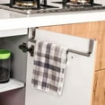 thumbnail image 6 of Towel Rack for Cabinet, Strong Steel Kitchen Over Cabinet Towel Bar Holder, 9" Wide - 2 Pack, 6 of 7