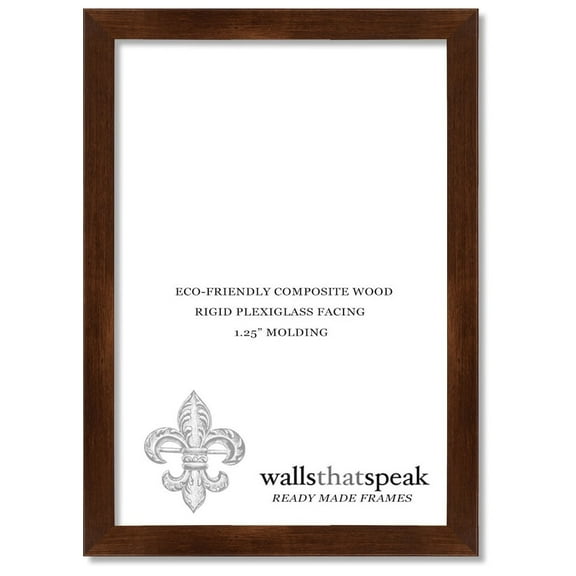 7x20 Mocha Walnut Picture Frame for Puzzles Posters Photos or Artwork