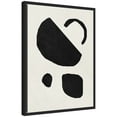thumbnail image 4 of Kate and Laurel Black Geometric Abstract 2 Framed Canvas Wall Art by July Art Prints 18 x 24 Sylvie Black, Modern, Abstract Art for Wall Decor, Living Room, Bedroom, 4 of 8
