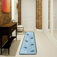 thumbnail image 6 of Kitchen Rugs and Mats Non-Skid Washable Runner Rugs Christmas Moose Trees Winter Forest Long 72x24 inch for Floor Cushioned Hallway Entryway Indoor 2x6, 6 of 7