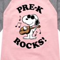 thumbnail image 3 of Peanuts - Pre-K Rocks - Toddler And Youth Girls Raglan Graphic T-Shirt, 3 of 6