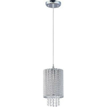 E23140-10PC-ET2 Lighting-Spiral - One Light Pendant Polished Chrome Finish with Clear/White Glass