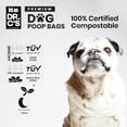 thumbnail image 3 of 100% Certified Compostable Dog Poop Bags - Dr. C's Premium Dog Poop Bags - 270 Bags / 18 Rolls, Extra thick, Leak Proof, Unscented, Plant Based and Earth Friendly, 3 of 4