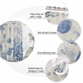 thumbnail image 6 of Blue Coastal Starfish Waterproof Fabric Shower Curtain,Beach Ocean Nautical Shells Conch Waterproof Fabric Shower Curtain for Bathroom Curtains Bathtubs Shower Curtains with 12 Hooks Standard 72x72, 6 of 8