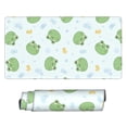 thumbnail image 2 of Bingfone Kawaii Frogs Large Gaming Mouse Pad,Extended Desk Mousepad With Stitched Edges,Non-Slip Base,Water Resist Keyboard Pad For Gamer, Office & Home, 29.5 X 16 In, 2 of 9