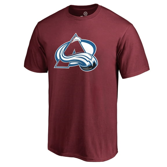 Men's Burgundy Colorado Avalanche Primary Logo T-Shirt