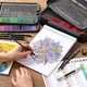 thumbnail image 4 of Shuttle Art Soft Core - Lápices de colores profesionales de 174 colores, con 1 libro para colorear,, 4 of 9