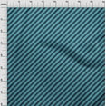 thumbnail image 3 of oneOone Polyester Lycra Turquoise Blue Fabric Stripes Sewing Craft Projects Fabric Prints By Yard 56 Inch Wide, 3 of 4