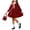 #03 Red, variant on Busydd Girls Knit Long Sleeve Dress 1-8 Years Fashion Comfy Solid Color A Line Fall Dress Casual Cute Knee Length Girls Sweater Dresses 1-2 Years