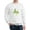 White, variant on CafePress - Texas State Outline Bluebonnet Flower Sweatshirt - Crew Neck Sweatshirt