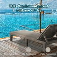 thumbnail image 2 of EasyUp Outdoor Chaise Lounge Recliner - Adjustable Angles, Waterproof & Lightweight | Durable Indoor/Outdoor Lawn Chair for Ultimate Relaxation, 2 of 7