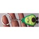thumbnail image 4 of Un llavero verde aguacate, 5,5 cm x 3 cm, bonito y creativo colgante de mochila de silicona para cambiar bolso escolar JM Rojo Verde, 4 of 5