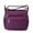 Purple, variant on TAIAOJING Purses and Handbags for Women Multi Pocket Casual Waterproof Crossbody Handbags Shoulder Messenger Bag For Travel Hiking Daily